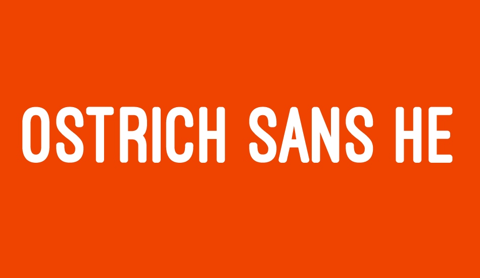 ostrich-sans-heavy font big