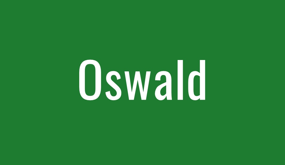 oswald-regular font big