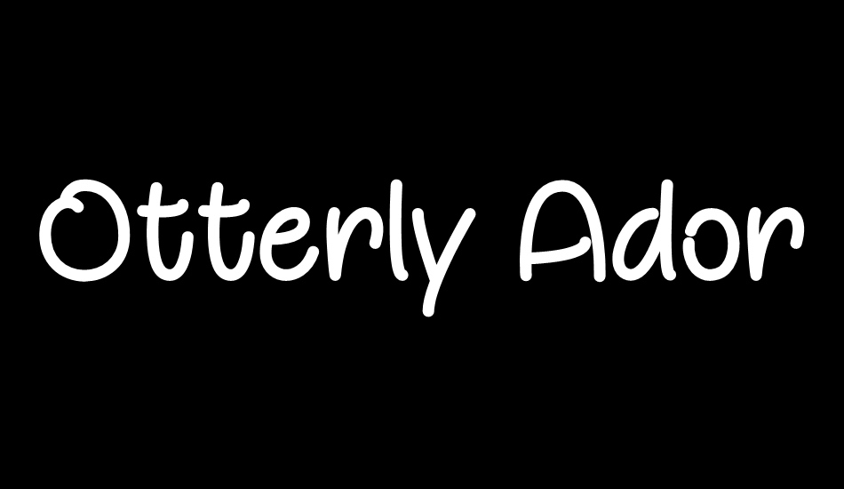 otterly-adorable font big