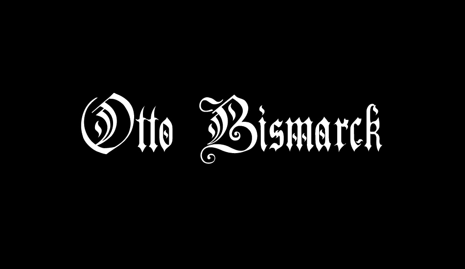 otto-bismarck font big