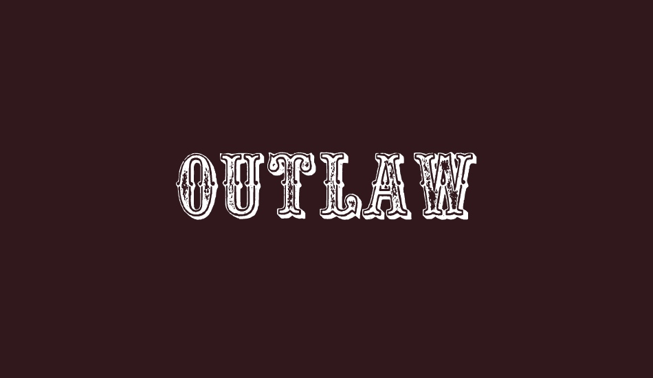 outlaw- font big