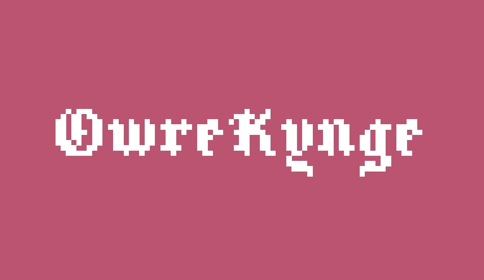 owrekynge font big