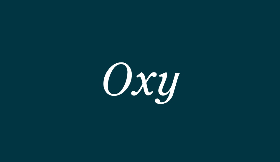 oxy font big