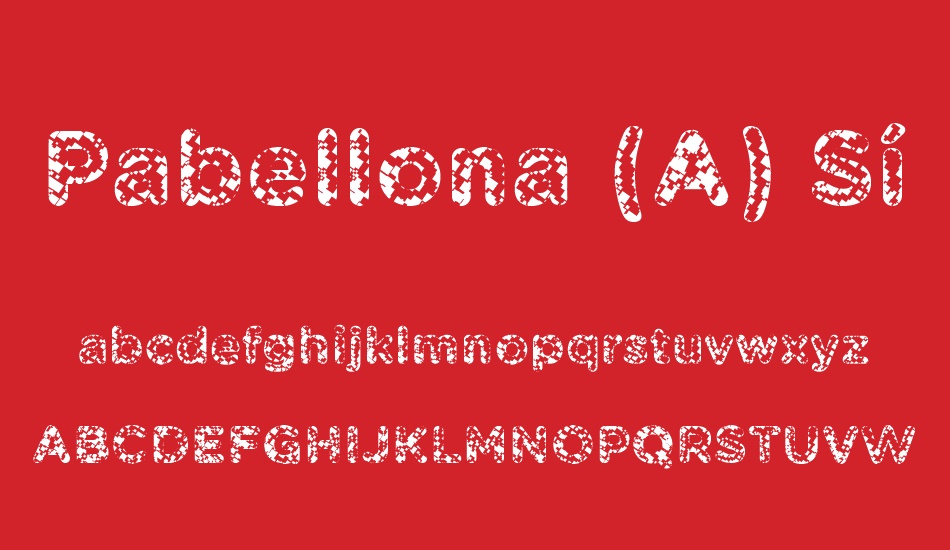 pabellona-(a)-símplex font