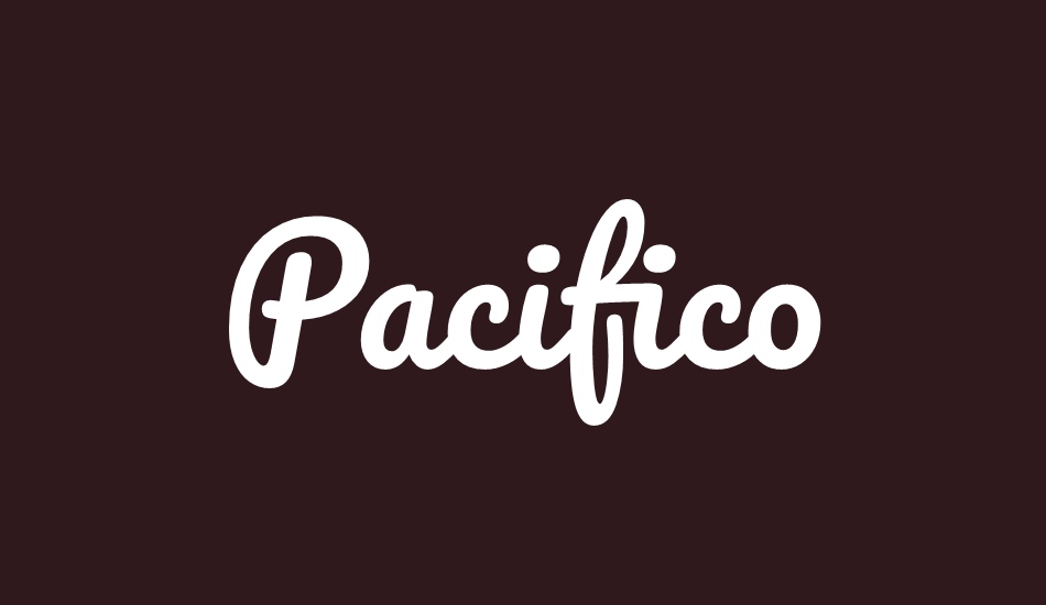 pacifico font big