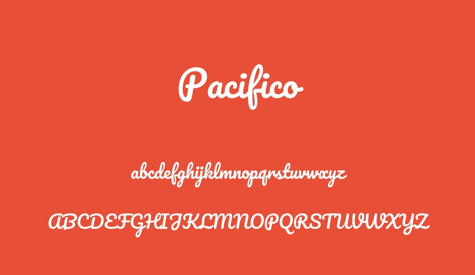 pacifico font