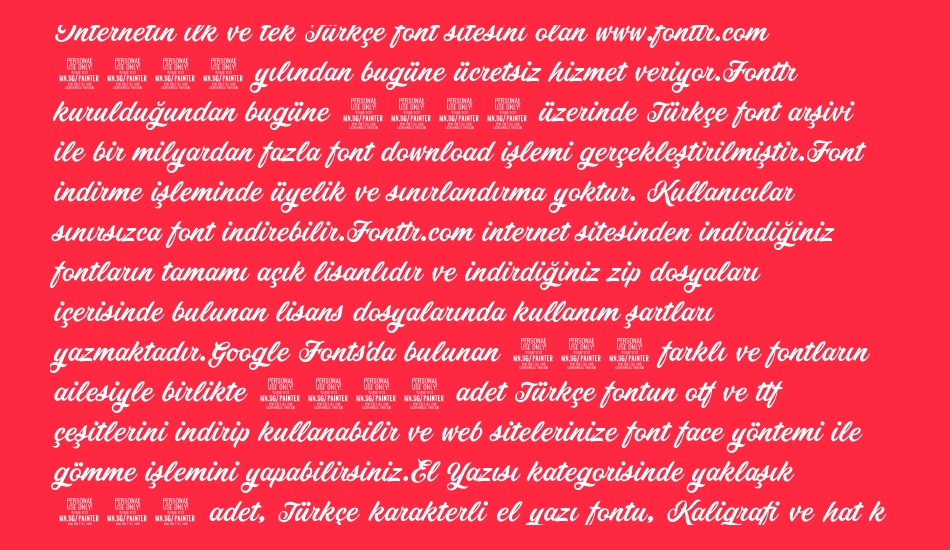 painter-personal-use-only font 1