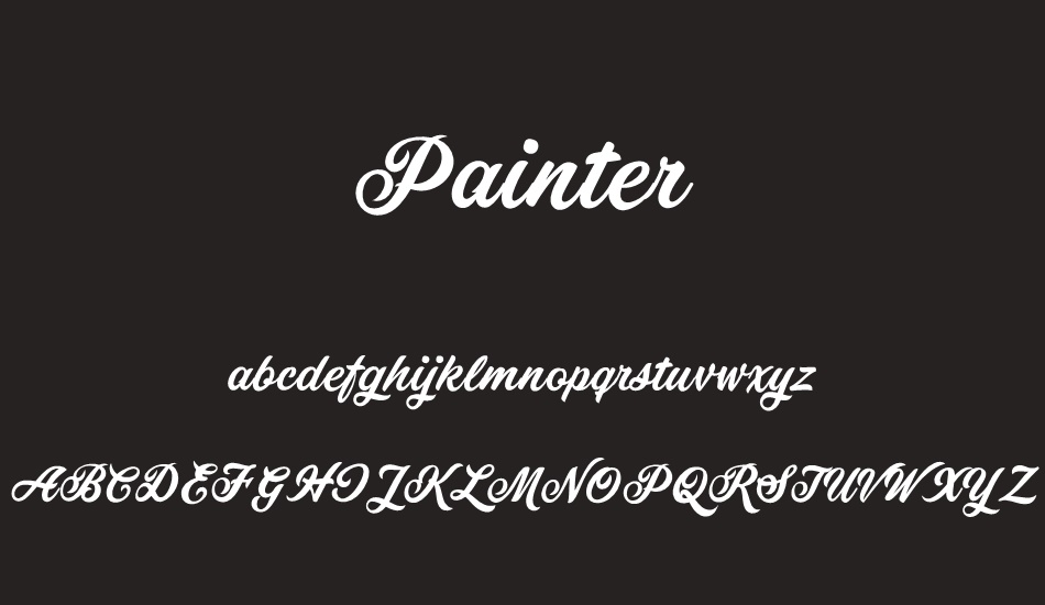 painter-personal-use-only font