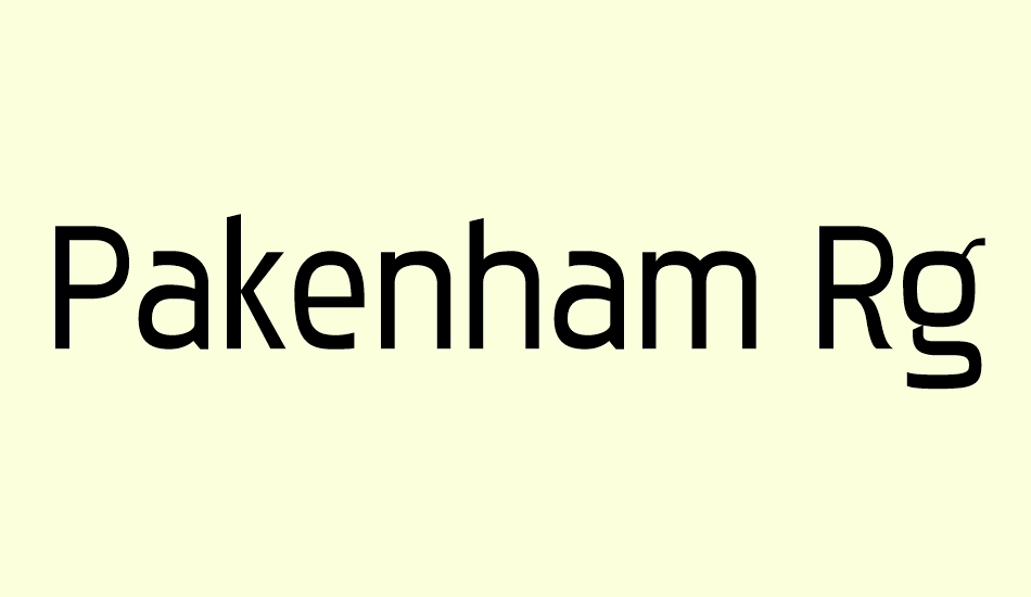 pakenham-rg font big