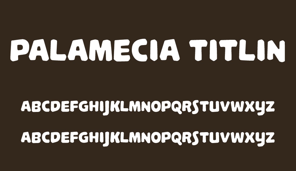 palamecia-titling font