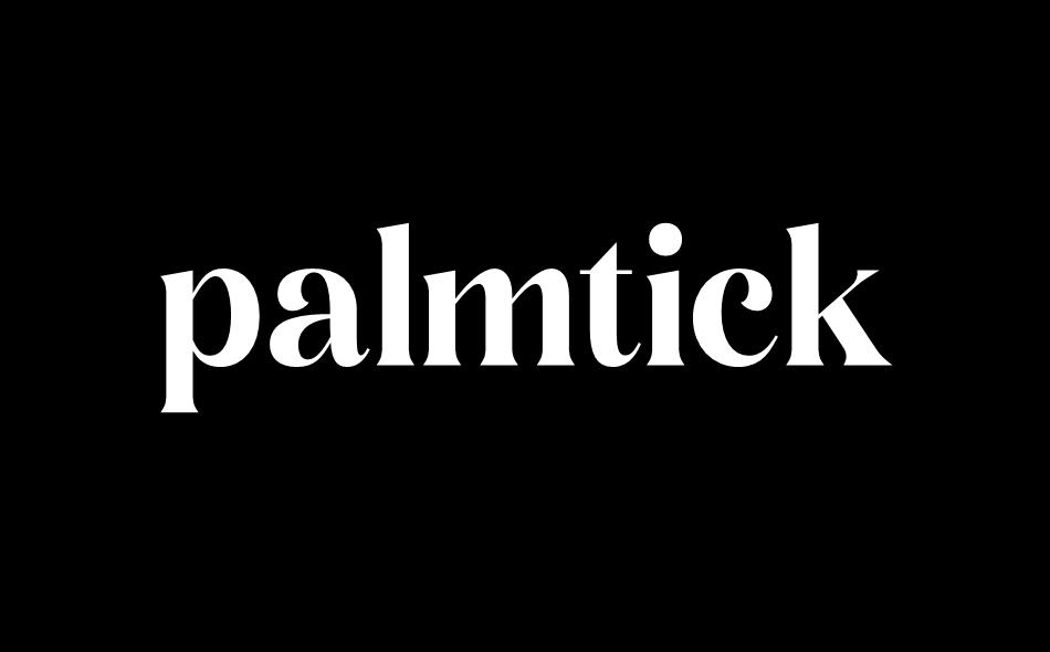 Palmtick font big