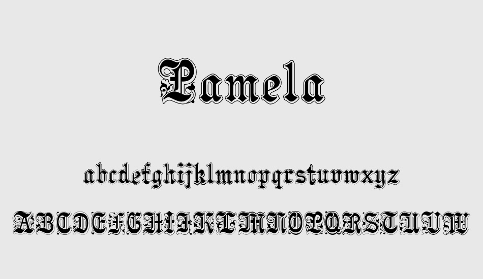 pamela font