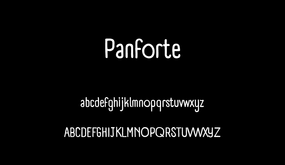 panforte font