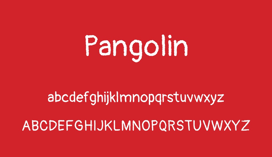 pangolin font