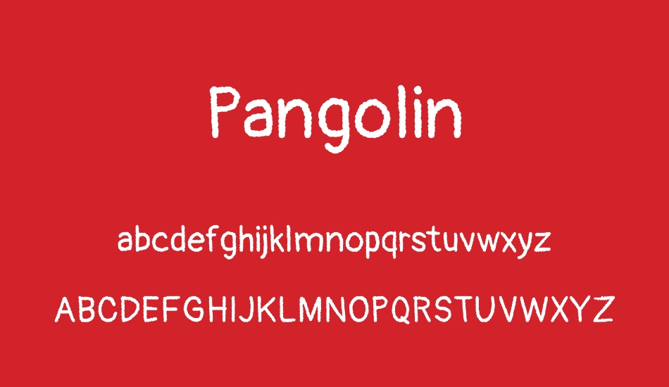 pangolin font