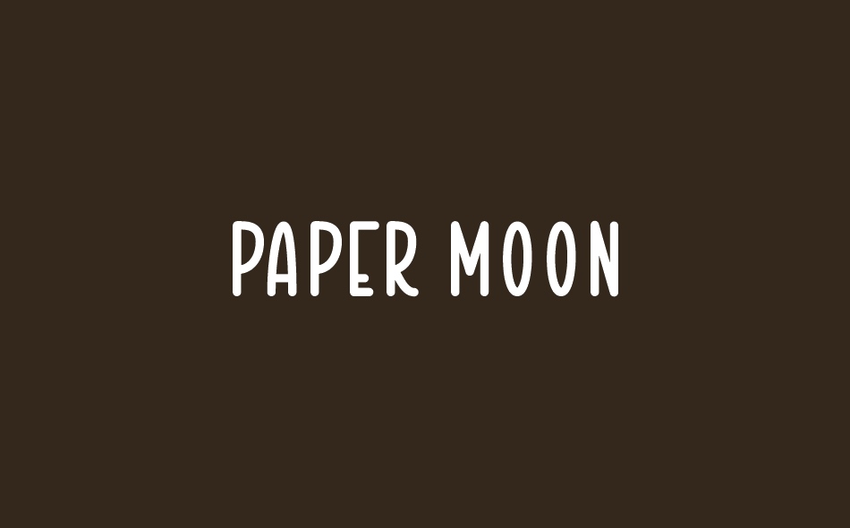 Paper Moon font big