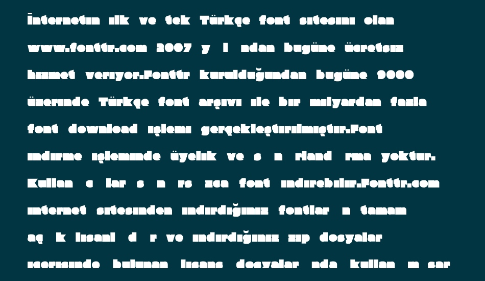 parafuse font 1