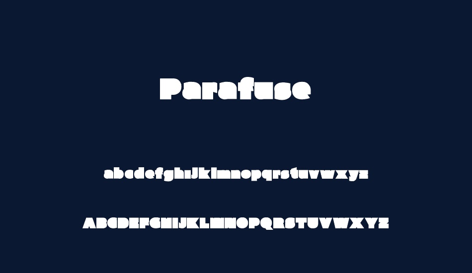 parafuse font