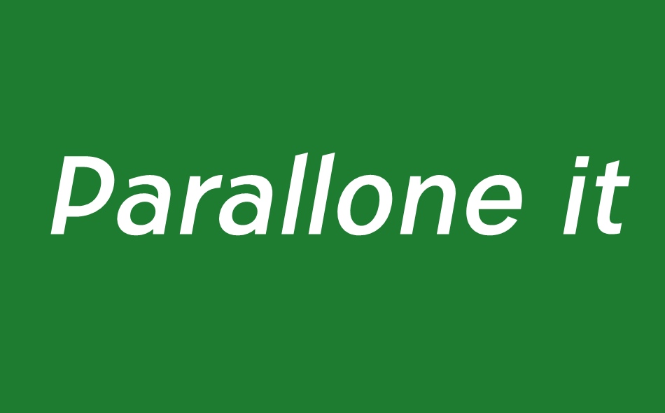 Parallone font big