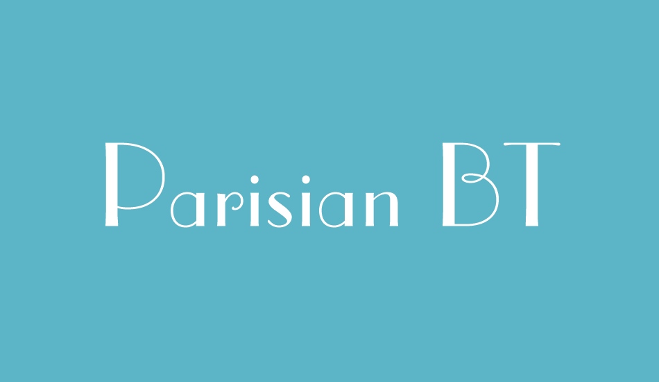 parisian-bt font big