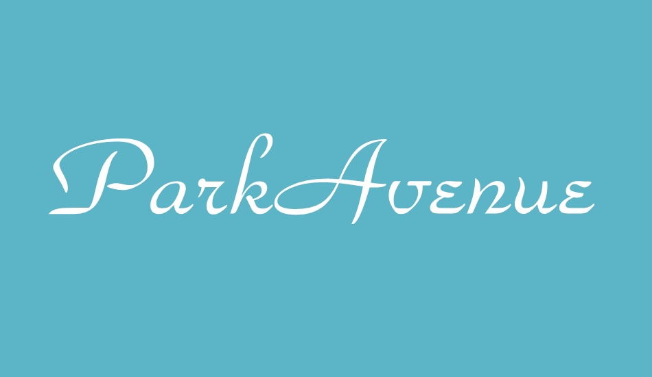 parkavenue-bt font big