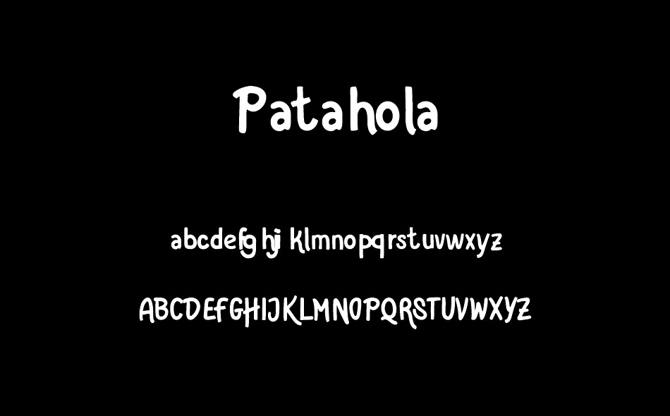 Patahola font