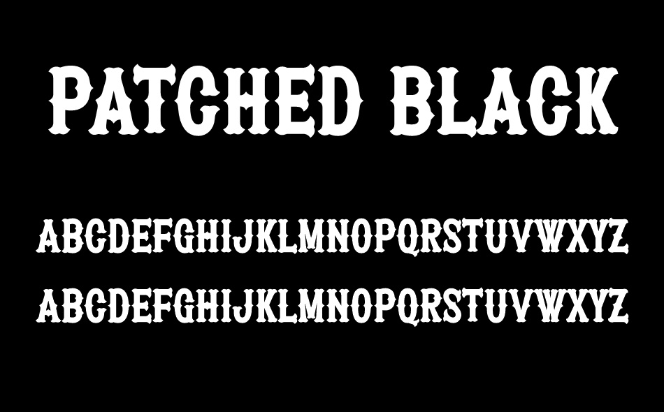 Patched font