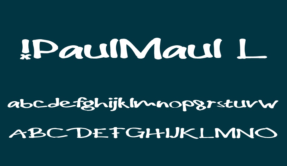 paulmaul-longs font