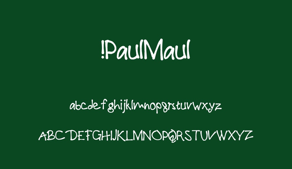 paulmaul font