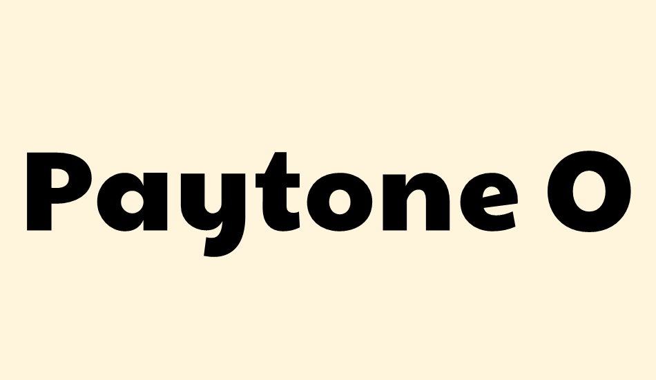 paytone-one font big