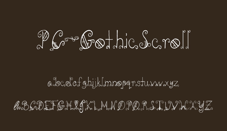 pc-gothicscroll font