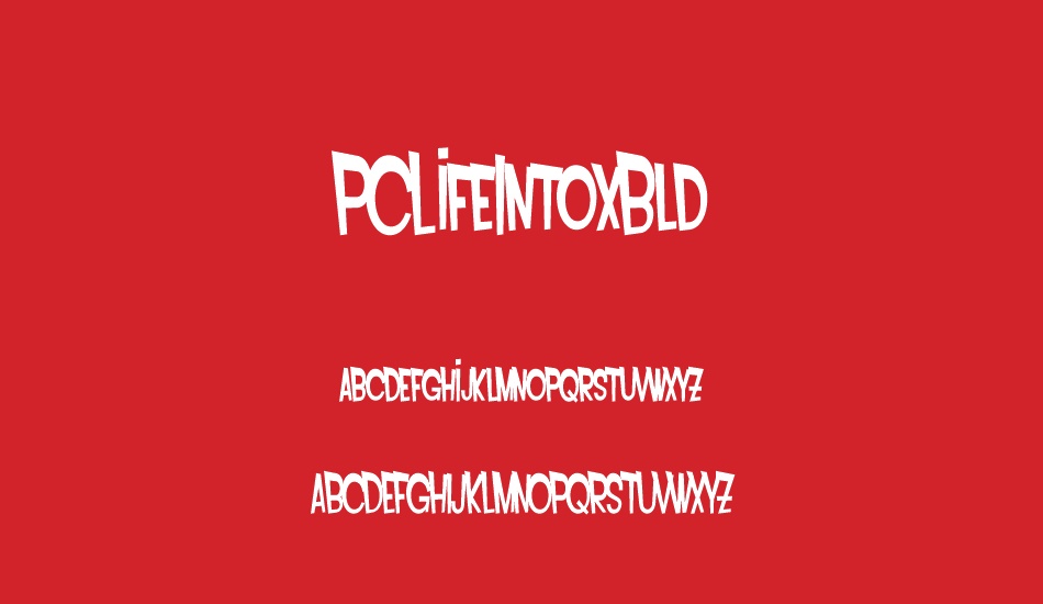pclifeıntoxbld font