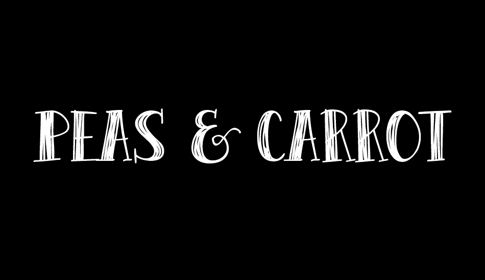 peas-&-carrots font big