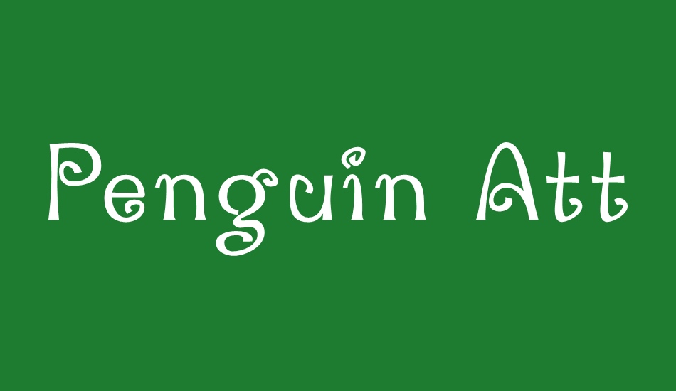 penguin-attack font big