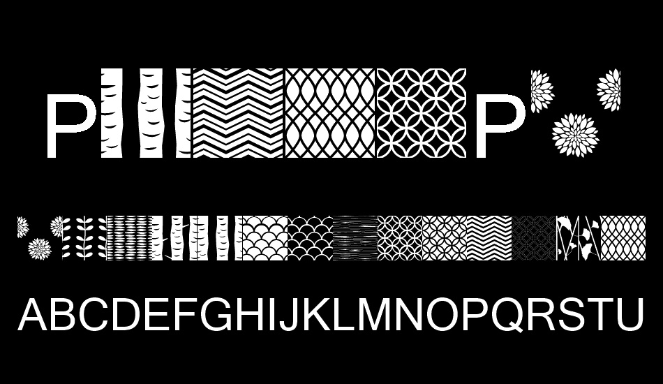 peoni-patterns font