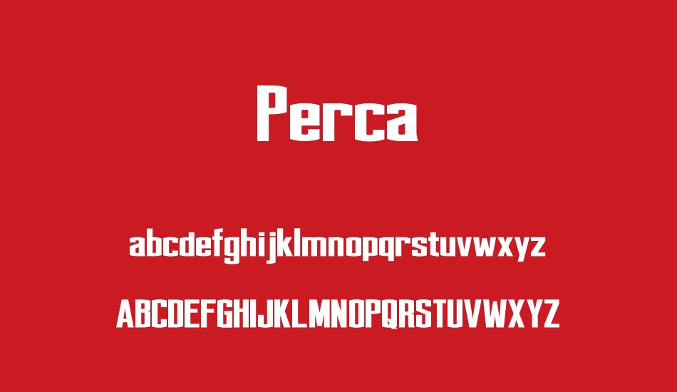 perca font