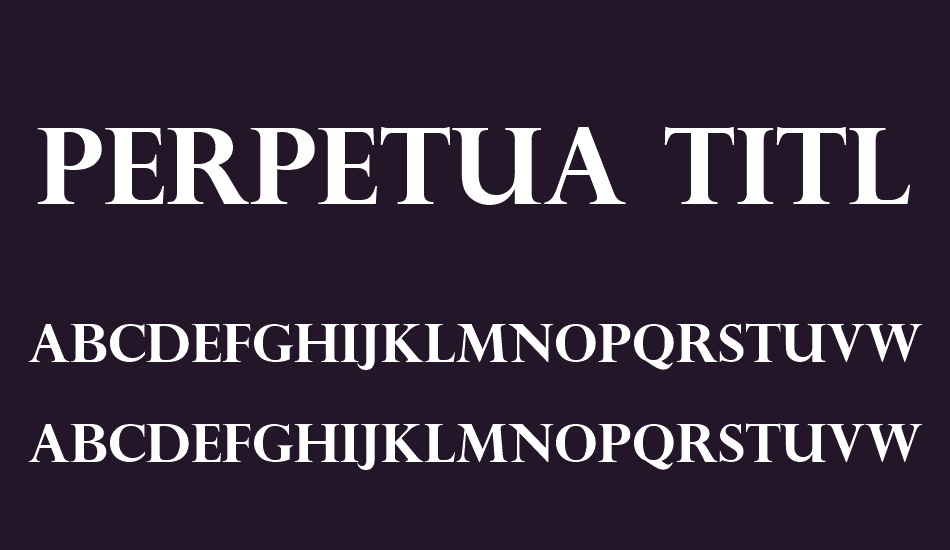 perpetua-titling-mt font
