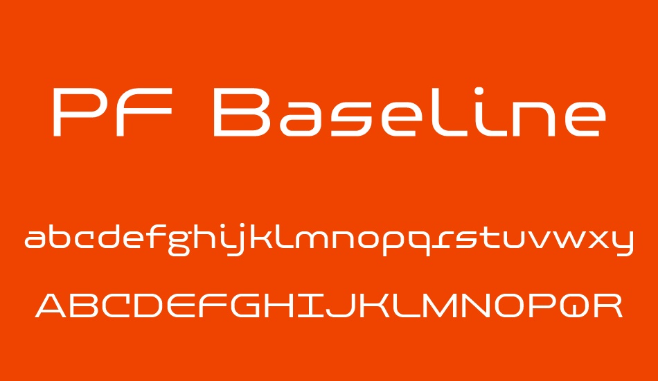 pf-baseline-pro font