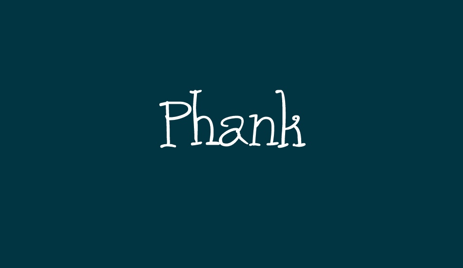 phank font big