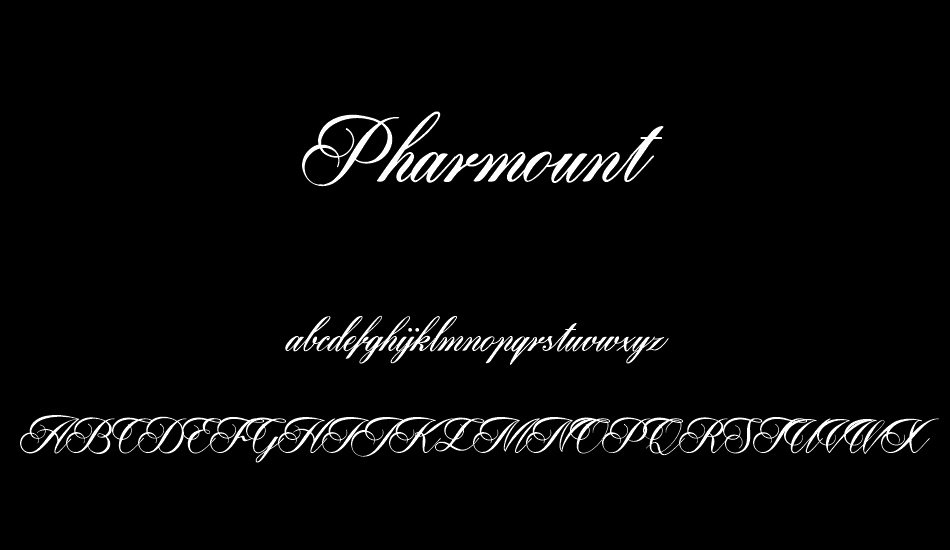 pharmount-personal-use-only font
