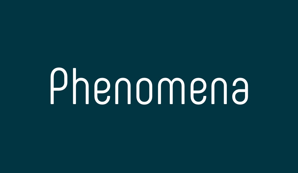 phenomena font big