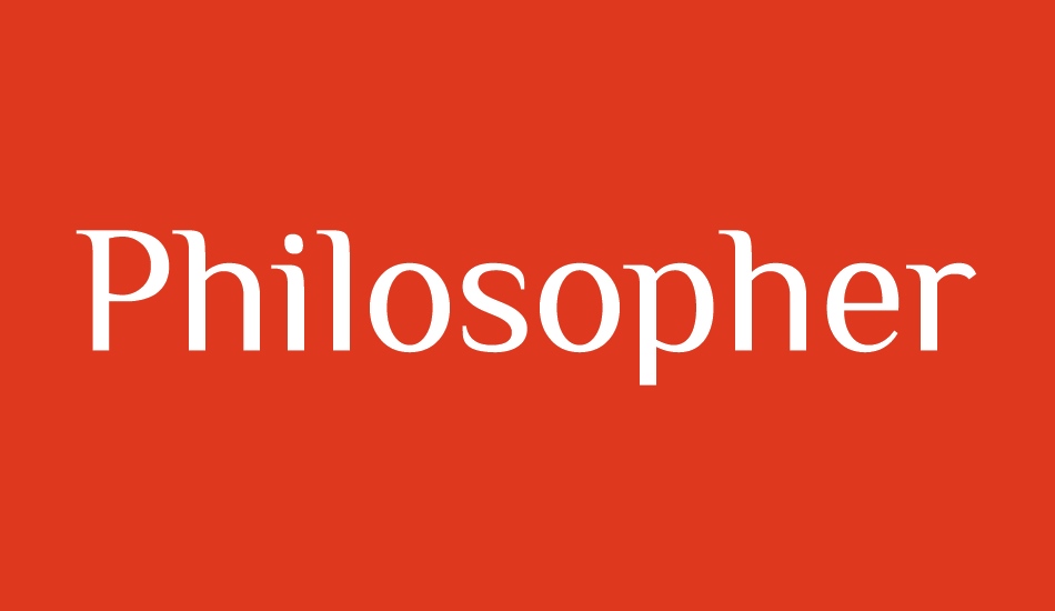 philosopher font big