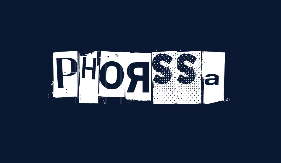 phorssa font big