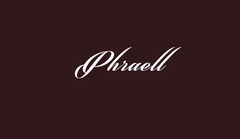 phraell font big