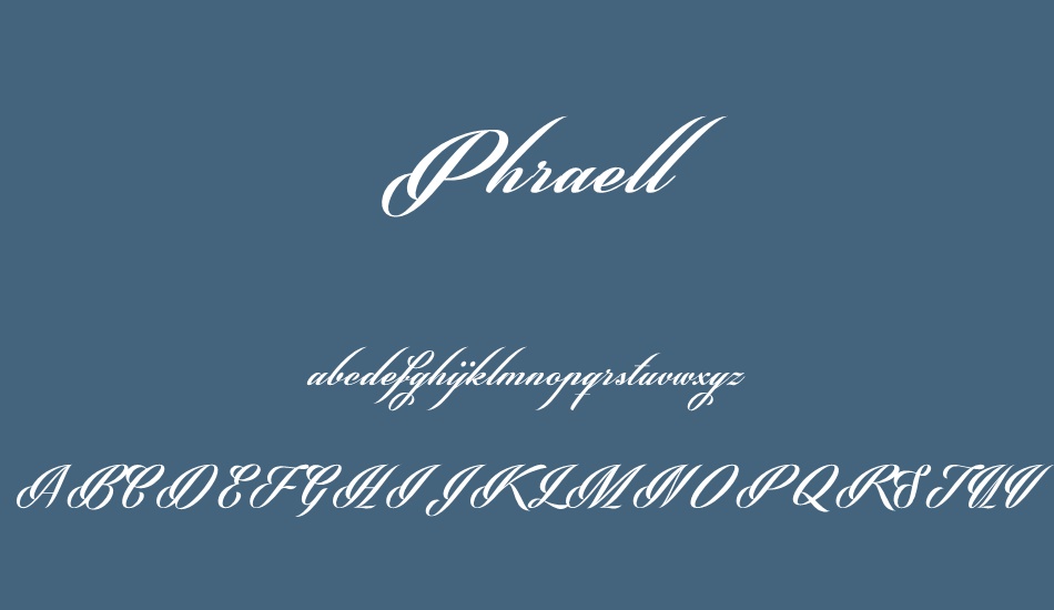phraell font