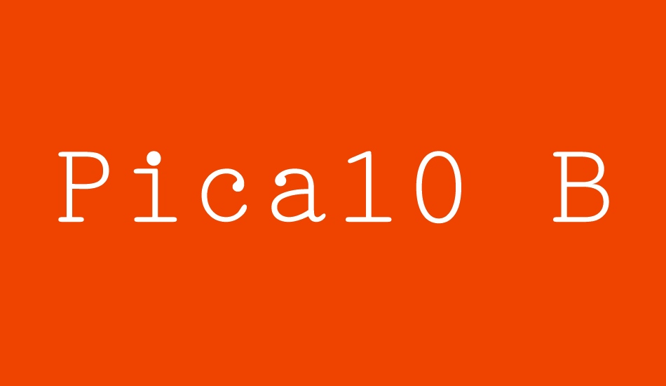 pica10-bt font big