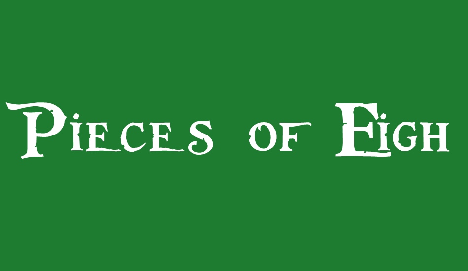 pieces-of-eight font big