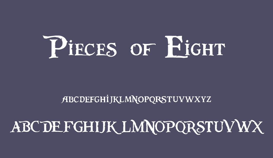pieces-of-eight font