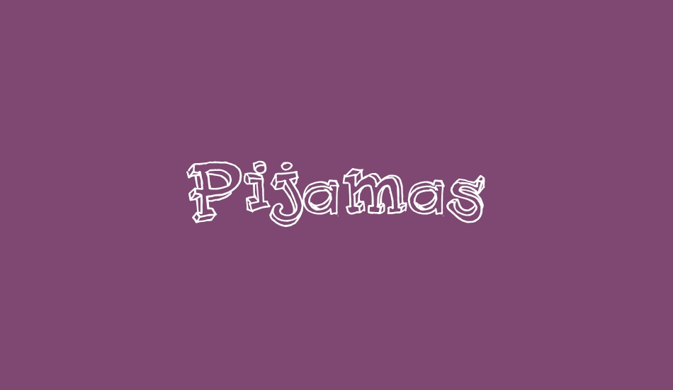 pijamas font big