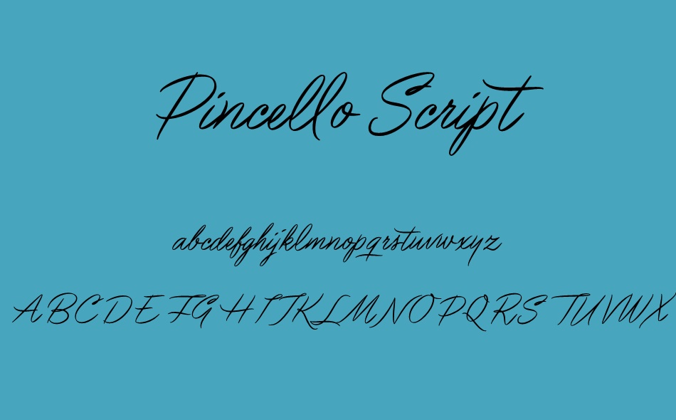 Pincello Script font